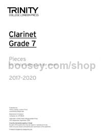 Clarinet Exam Pieces Grade 7, 2017–2020 (part only)