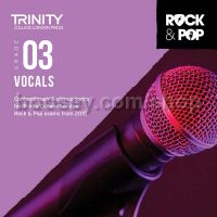 Trinity Rock & Pop 2018 Vocals Grade 3 (CD Only)