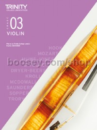 Violin Exam Pieces From 2020: Grade 3