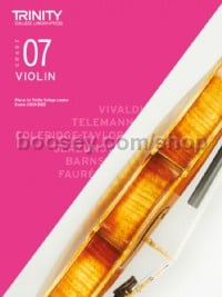 Violin Exam Pieces From 2020: Grade 7