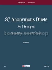 87 Anonymous Duets (Modena, Biblioteca Estense) for 2 Trumpets