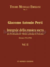Complete Sacred Music for Ferdinando de’ Medici, Prince of Tuscany (Firenze 1704-1709) - Vol. II.