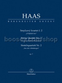 String Quartet No.2 Op7 "Aus den Affenbergen (From the Monkey Mountains)" (Study Score)