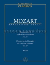 Piano Concerto No17 Gmaj (Study Score)