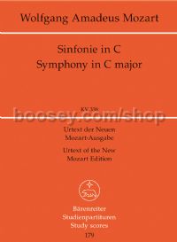 Symphony No.34 in C major KV338 (Study Score)