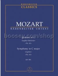 Symphony No.41 in C major 'Jupiter' KV551 (Study Score)