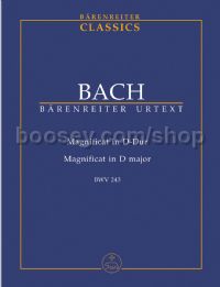Magnificat in D major BWV243 (Study Score)