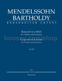 Concerto for Violin and Orchestra E minor op. 64 (Study Score)