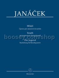 Mládí (Youth) (String Quartet Study Score)