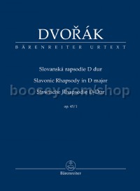 Slavonic Rhapsody in D major Op.45/1 (Study Score)
