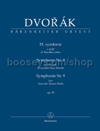 Symphony No.9 in E minor Op.95 (New World) (Urtext) (Study Score)