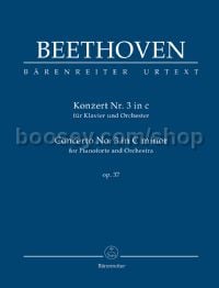 Concerto for Pianoforte and Orchestra No. 3 in C minor, op. 37 (study score)