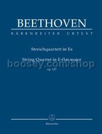 String Quartet E-flat major op. 127 (Study Score)
