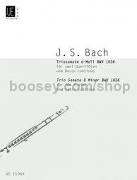 Trio Sonata in D minor BWV 1036 - 2 flutes and basso continuo