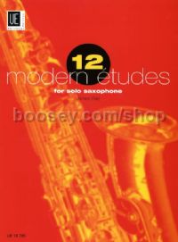 12 Modern Études for solo saxophone