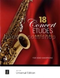 18 Concert Etudes for saxophone