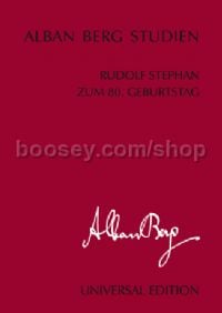To the 80th birthday of Rudolf Stephan (Book)