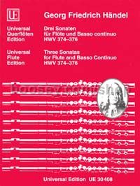3 Hallenser Sonatas HWV 374-376