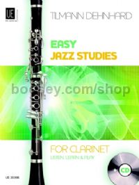 Easy Jazz Studies for Clarinet (Book & CD)
