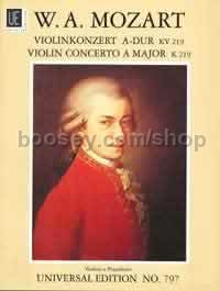 Violin Concerto No. 5 WVZ: KV 219