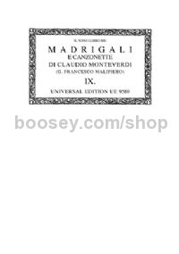 Il Nono Libro de Madrigali - Madrigali e Canzonette (Mixed SATB)