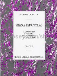 Piezas Espanolas piano