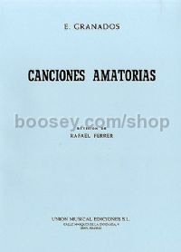 Canciones Amatorias Voice & piano