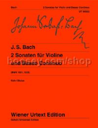 2 Sonatas Violin (Wiener Urtext Edition)