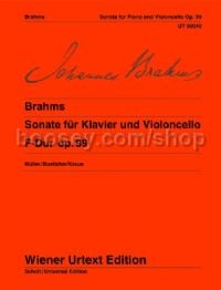 Sonata In F Op. 99 for Cello & Piano (Wiener Urtext Edition)