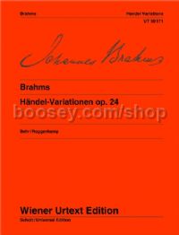 Handel Variations Op 24 (Piano) (Wiener Urtext Edition)