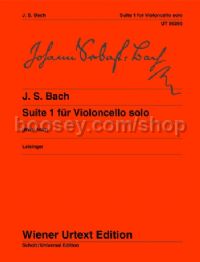 Bach Suite 1 for Cello Solo (Wiener Urtext Edition)