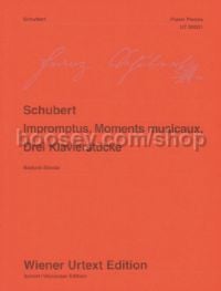 Impromptus Moments Musicaux & 3 Pieces (Wiener Urtext Edition)