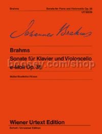 Sonata Op. 38 in E min Cello Piano (Wiener Urtext Edition)