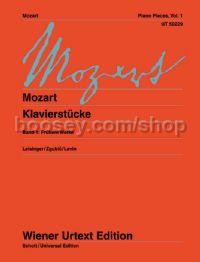 Piano Pieces vol.1 Earlier Works (Wiener Urtext Edition)