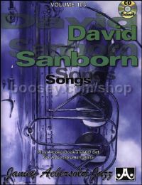 David Sanborn Songs (Book & CD) (Jamey Aebersold Jazz Play-along Vol. 103)