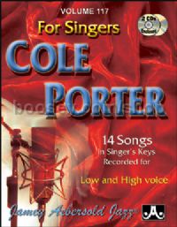 Vol. 117 Cole Porter For Singers (Book & 2 CDs) (Jamey Aebersold Jazz Play-along)