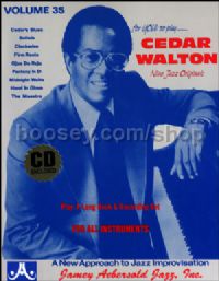 Vol. 35 Cedar Walton (Book & CD) (Jamey Aebersold Jazz Play-along)