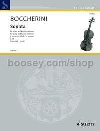 Sonata in C minor G 18 - viola & basso continuo