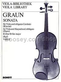 Sonata in Bb major - viola & obligatory harpsichord (piano)