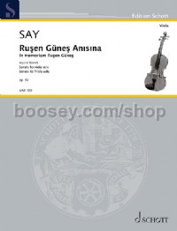Rusen Günes Anisina op. 92 (Viola)