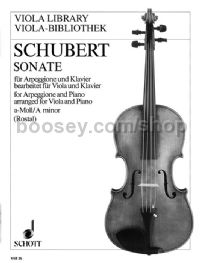 Sonata in A minor D821 "Arpeggione" (Viola)