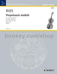Perpetuum mobile op. 34/5 - violin & piano