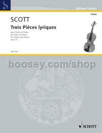 3 Lyrical Pieces op. 73 - violin & piano