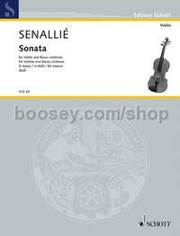 Sonata in D minor - violin & basso continuo
