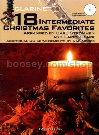 18 Intermediate Christmas Favorites Clarinet (Bk & CD)