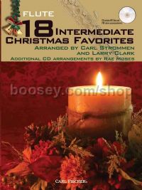 18 Intermediate Christmas Favorites Flute (Bk & CD)