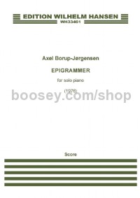 Epigrammer, Op. 87 (Piano)