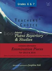 Selected Piano Repertory & Studies 2015-2016 - Alternative Examination Pieces, Grades 6-7