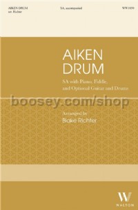 Aiken Drum (SA & Piano)