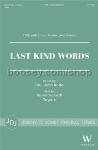 Last Kind Words (TTBB Voices)